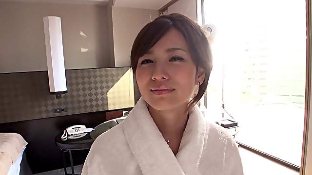 Masseur in vibrator gloves pleasures this hot Asian girl