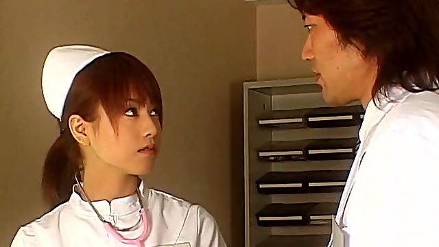 Horny nurse gets some from the doctor she works with