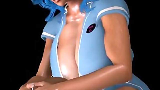 Bigboobs shemale babes 3D anime fucks guys