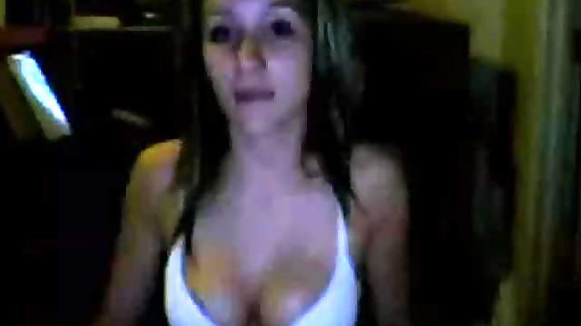 Amateur Big Breasted Blonde Teases On Camera