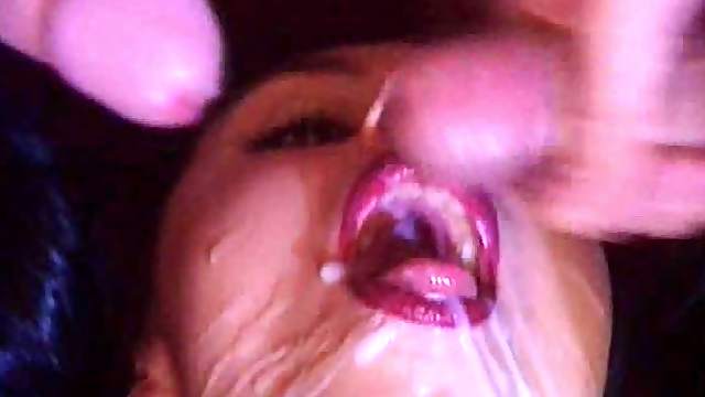 Sexy Brunette Swallows A Lot Of Cum After Getting Anally Fucked In A Threesome