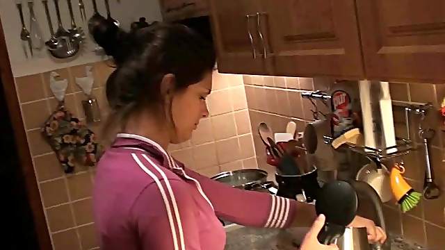 Hot Girl Brunette Getting Her Hot Ass Fucked Like Never Before