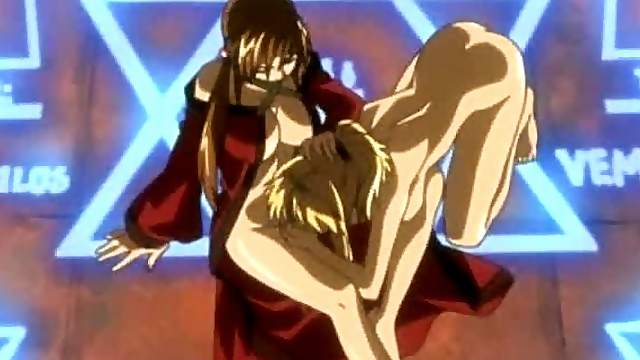 Shemale hentai gets sucked cock in the ritual sex