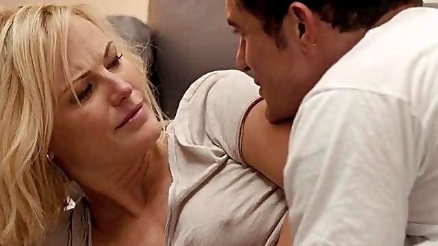 Sexy blonde has a blast being seduced by her hot lover