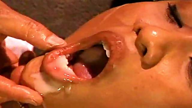 Gorgeous schoolgirls craves for a dick and is happy to get one