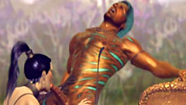 3d hentai girl hot sucking ghetto bigcock in the outdoor