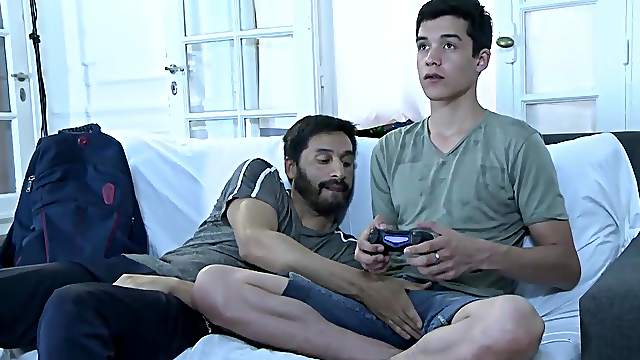 Latin Daddy Fucks Twink Joel Raw
