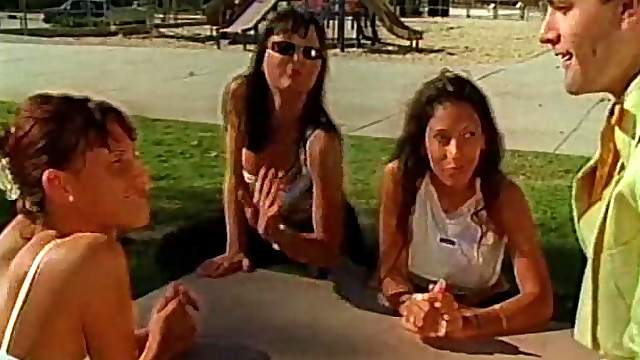 Draining the pussy of Alexandra Silk and other inviting sluts