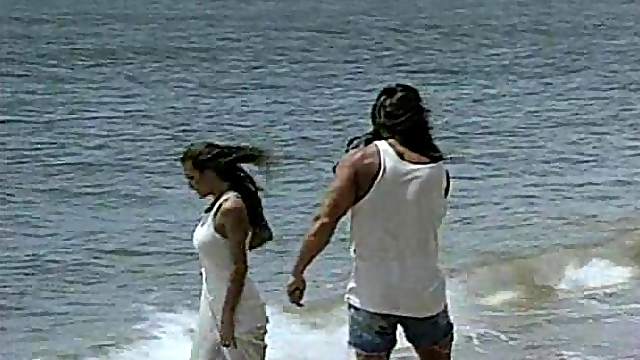 Formidable beach fuck with stunning brunette lady Asia Carrera