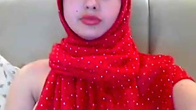 Solo girl on webcam