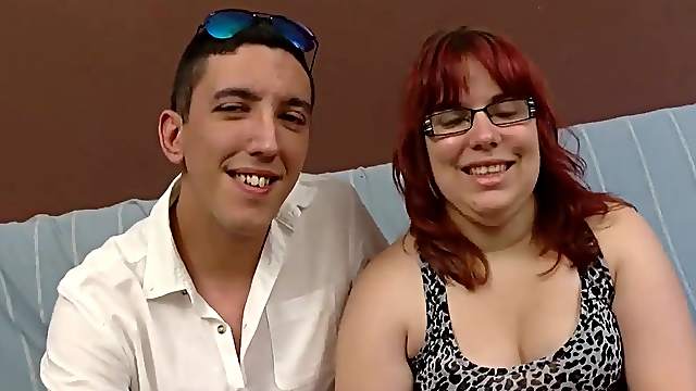 Round redhead darling Maria Adan doing it with her lover Rene