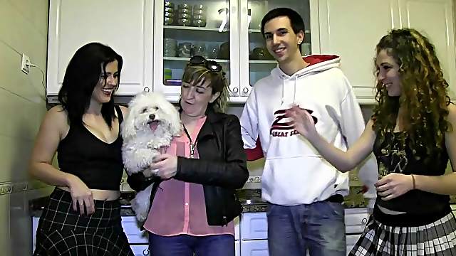 Hot moments with Adrian Brey, Bruno y Maria, Laura Brey and Montse