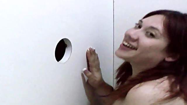 Glory Hole Chubby Slut Big Tits Suck Dick
