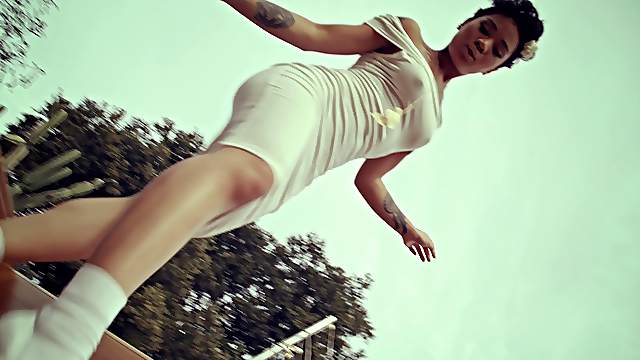 Ryan Madison doing a slutty alternative sex machine Honey Gold