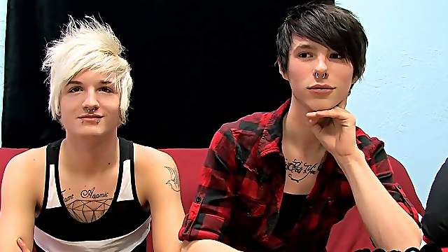 Real emo BFs Austin Mitchell and Dylan Scouville fucking