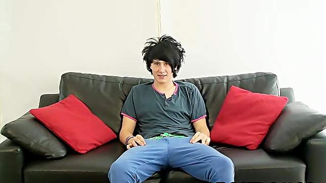 Twink dude Alex Horler is eager to work his emo dick