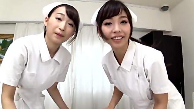 Japanese nurses want to make a fellow's dick stiff