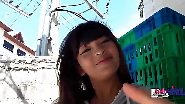 Ravenous asian chick wants loaded dong smacking her