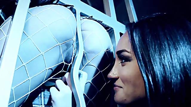 Back in the dungeon, Veronica Rodriguez teaches Gabriella Paltrova the art of being