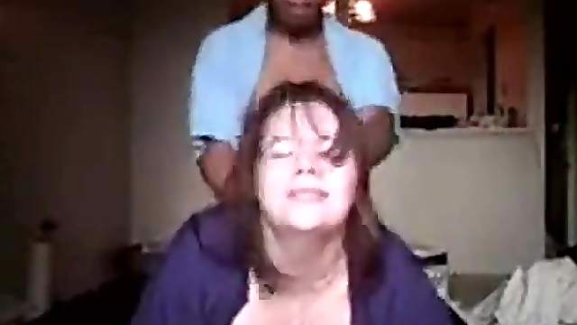 Chubby wife slut enjoying to get fucked hard by the big dick of her black lover.