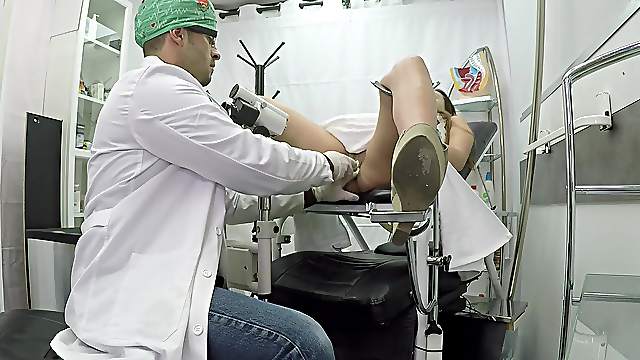 Nasty doctor is interested in Melany Kiss' tight pussy hole
