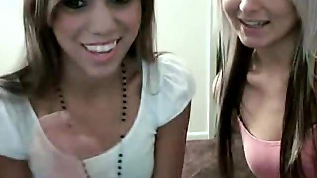Two webcam lesbians having fun and masturbates