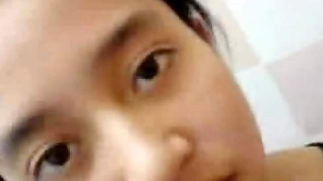 Asian Couple Getting Nasty In The Bathroom