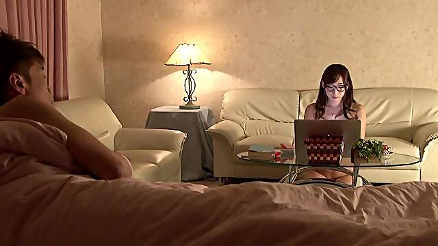 JAV comedy drama nudist Kurea Hasumi erotic author Subtitled
