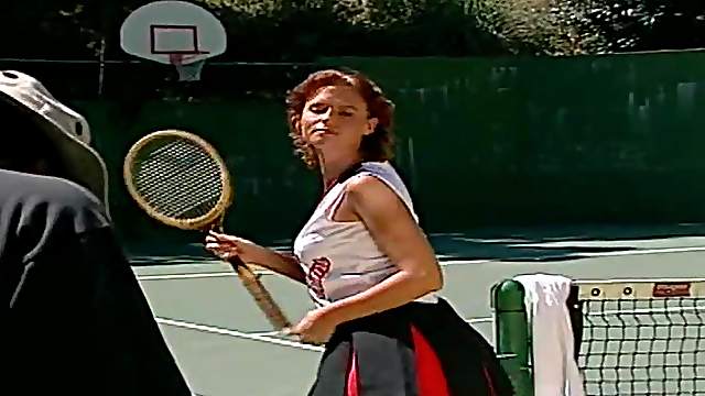 If you have never fucked a girl on a tennis court this scene
