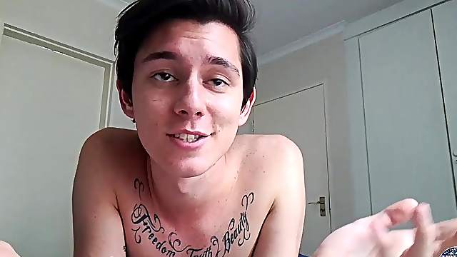 Skinny Twink Ant Jerks Off