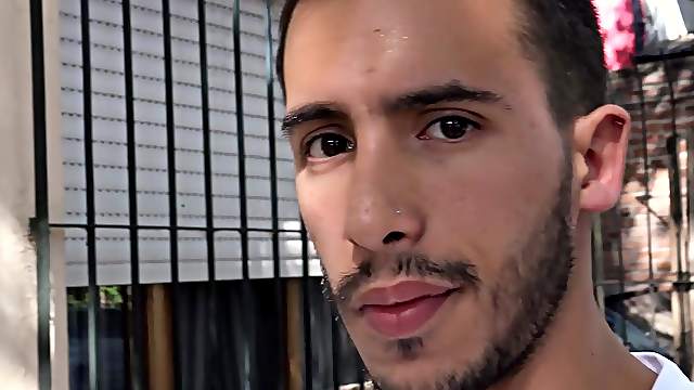 POV camera man fucking straight Latin macho stud