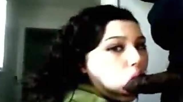 Latina trades a small cigarette for a black cigar full of cum