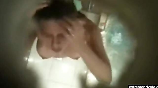 My old friend does not know about the hidden camera in the bathroom.