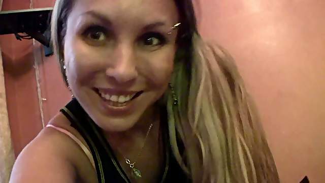 Beautiful busty amateur chick showing her amazing tits