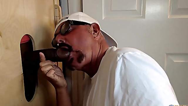 Fat Cock Gloryhole Blow Job