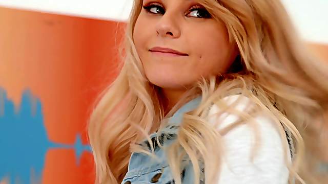 Skinny chick Skylar Valentine finally gets to bounce on his long dong