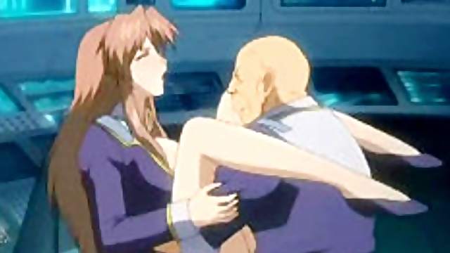 Busty hentai gets ass injection and fucked by her boss