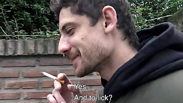 Fucking A Straight Stud On The Street