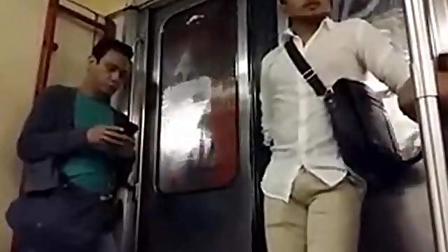 In hunk masturbation gay in public a public transport