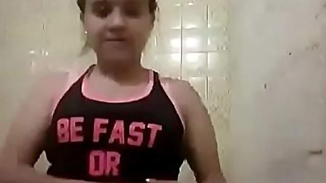 for this sweet girl showing a naked body is the first step to the pleasure
