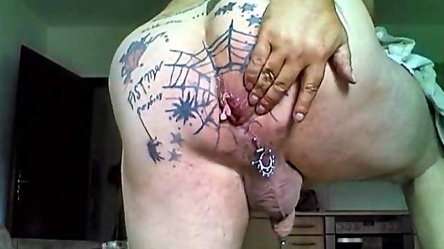 Reginald from New York destroys my tattooed and pierced ass!