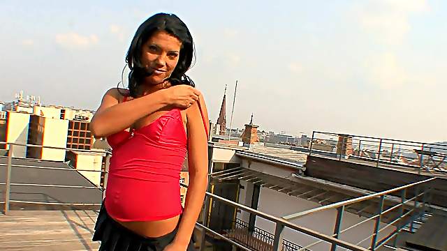 Outside blowjob and sex with a stranger is a fantasy of magic Wanda