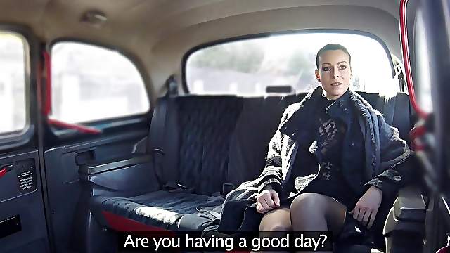 Caroline Ardolino adores doggy style after a blowjob in the taxi