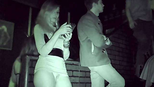 Got naked in a dark corner of a club