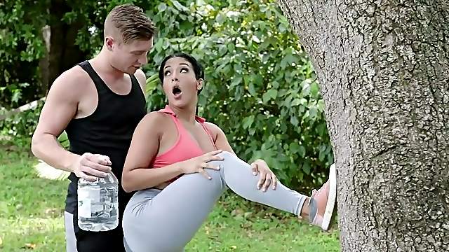 Hot Body Latina Gets Oiled Up And Fucked