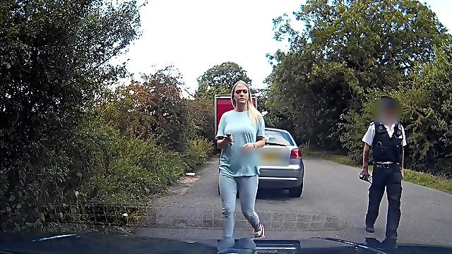 Outdoor fucking on the car bonnet with slutty blonde Xena Wilkes