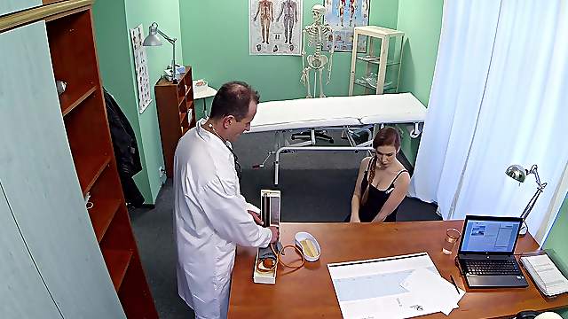 Dirty doctor eats ass of his attractive patient Alexis Crystal