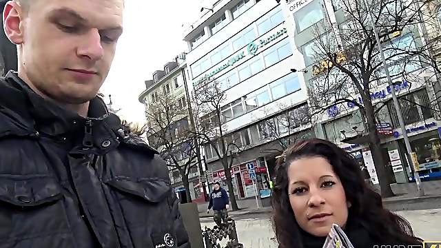 Prague pickup and passionate sex for cash