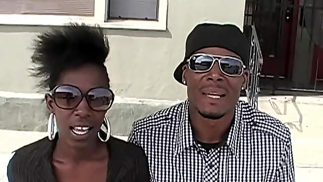 Black guy with a long dick bangs a ebony slut for some money