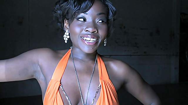 Balls deep pussy poking with small tits ebont Osa Lovely. HD